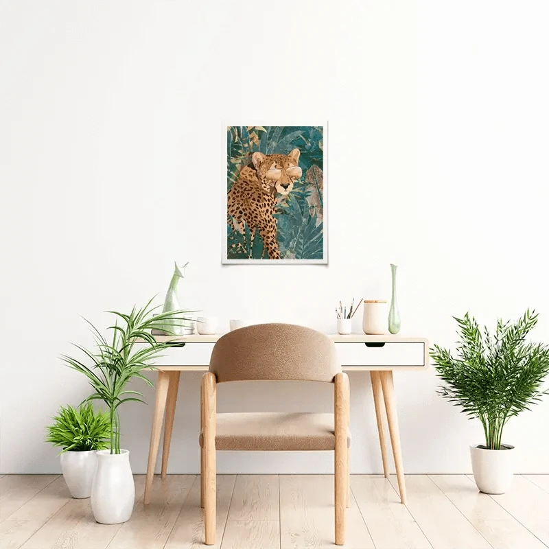 Cheetah Disguise Art Print Cheetah Disguise Art Print wall art product Sarah Manovski