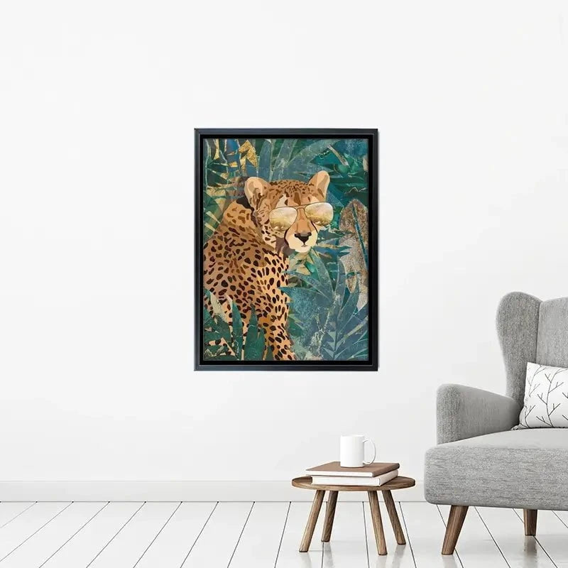 Cheetah Disguise Canvas Print Cheetah Disguise Canvas Print wall art product Sarah Manovski