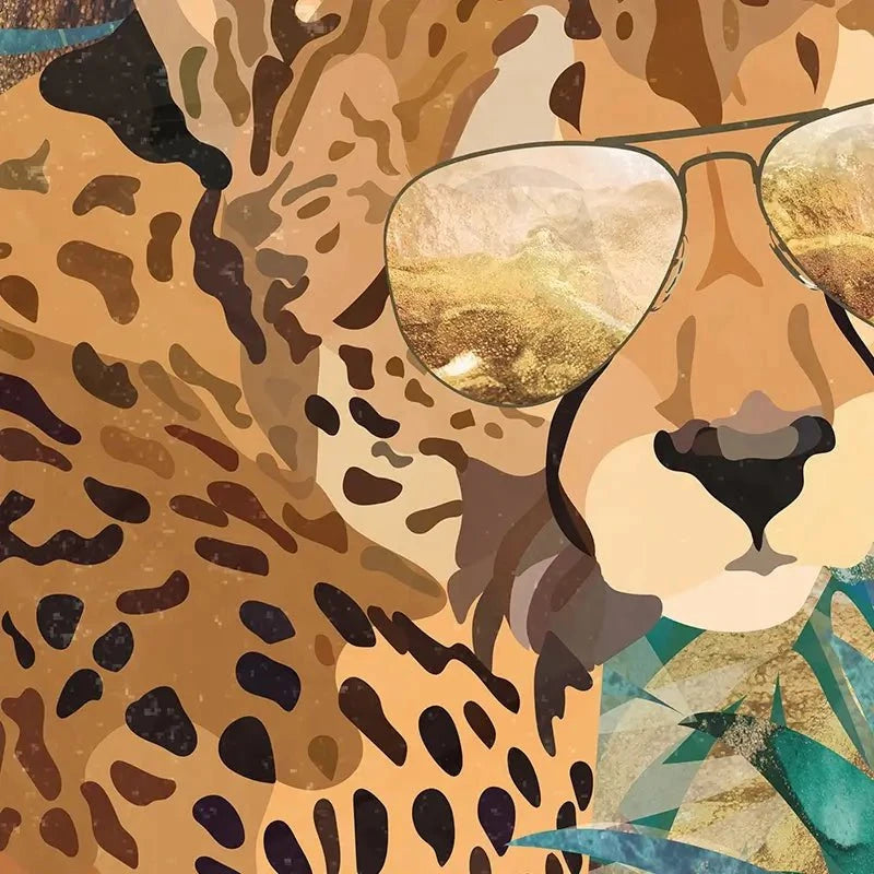 Cheetah Disguise Framed Art Print Cheetah Disguise Framed Art Print wall art product Sarah Manovski