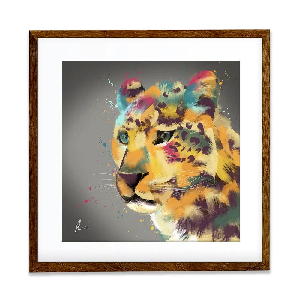 Cheetah Framed Art Print Cheetah Framed Art Print wall art product Aimee Linzi