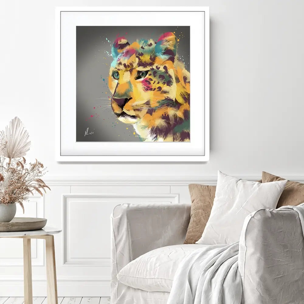 Cheetah Framed Art Print Cheetah Framed Art Print wall art product Aimee Linzi