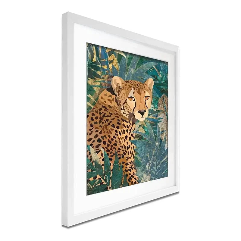 Cheetah In The Jungle Framed Art Print Cheetah In The Jungle Framed Art Print wall art product Sarah Manovski
