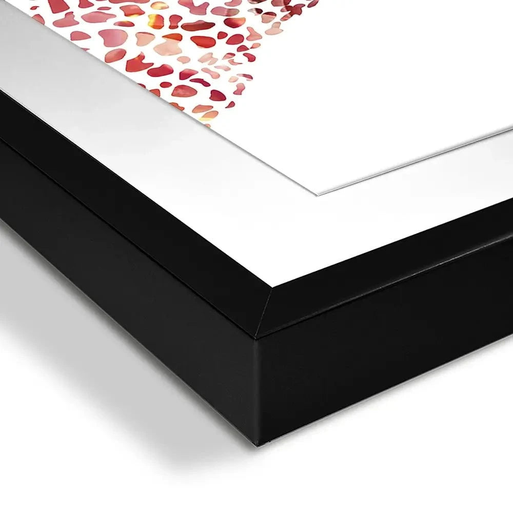 Cheetah On White Framed Art Print Cheetah On White Framed Art Print wall art product Sarah Manovski