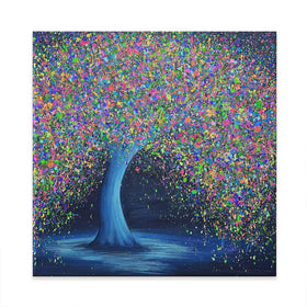 Cherished Love Square Canvas Print Cherished Love Square Canvas Print wall art product Jo Gough