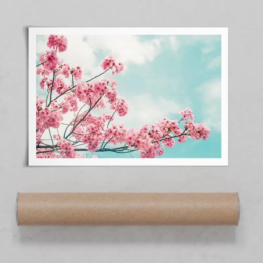 Cherry Blossom Art Print Cherry Blossom Art Print wall art product Makistock / Shutterstock