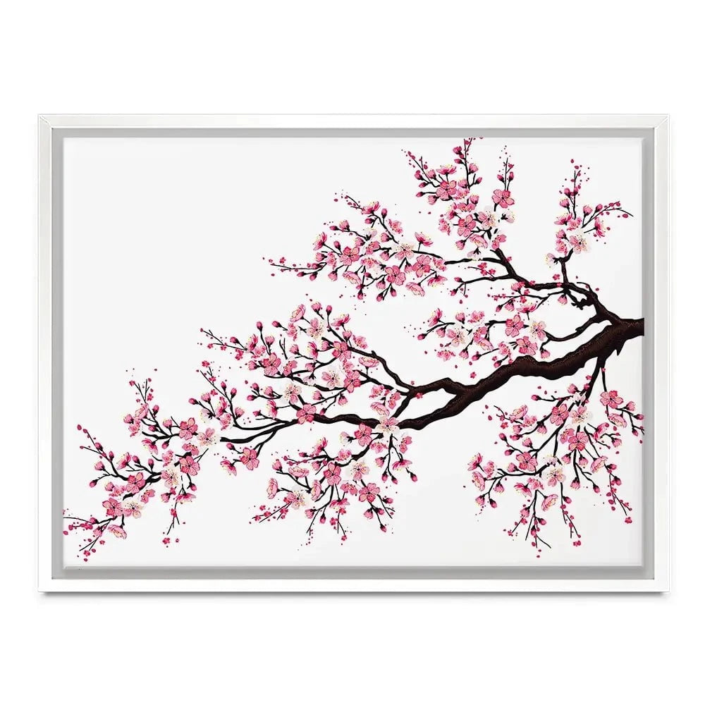 Cherry Blossom Branch Canvas Print Cherry Blossom Branch Canvas Print wall art product fresher / Shutterstock