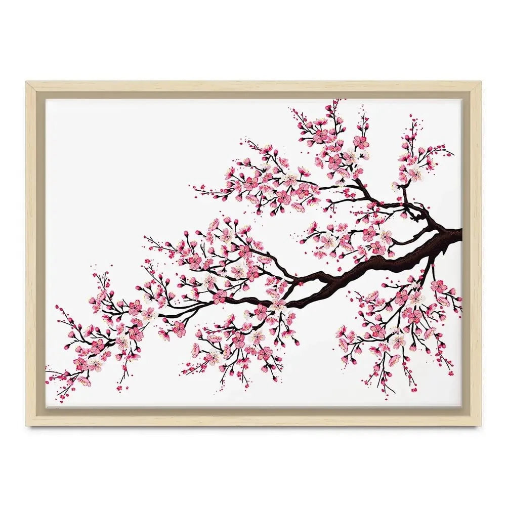 Cherry Blossom Branch Canvas Print Cherry Blossom Branch Canvas Print wall art product fresher / Shutterstock