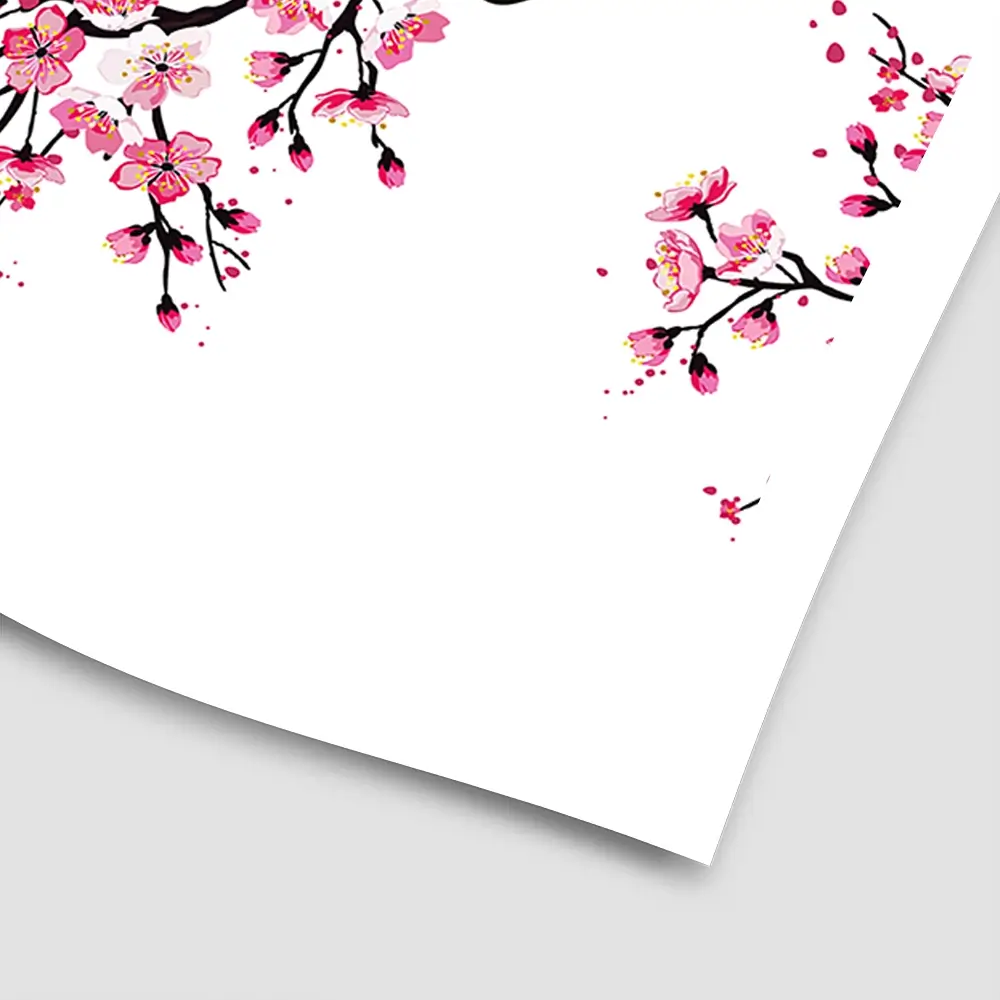 Cherry Blossom Branch Square Art Print Cherry Blossom Branch Square Art Print wall art product fresher / Shutterstock