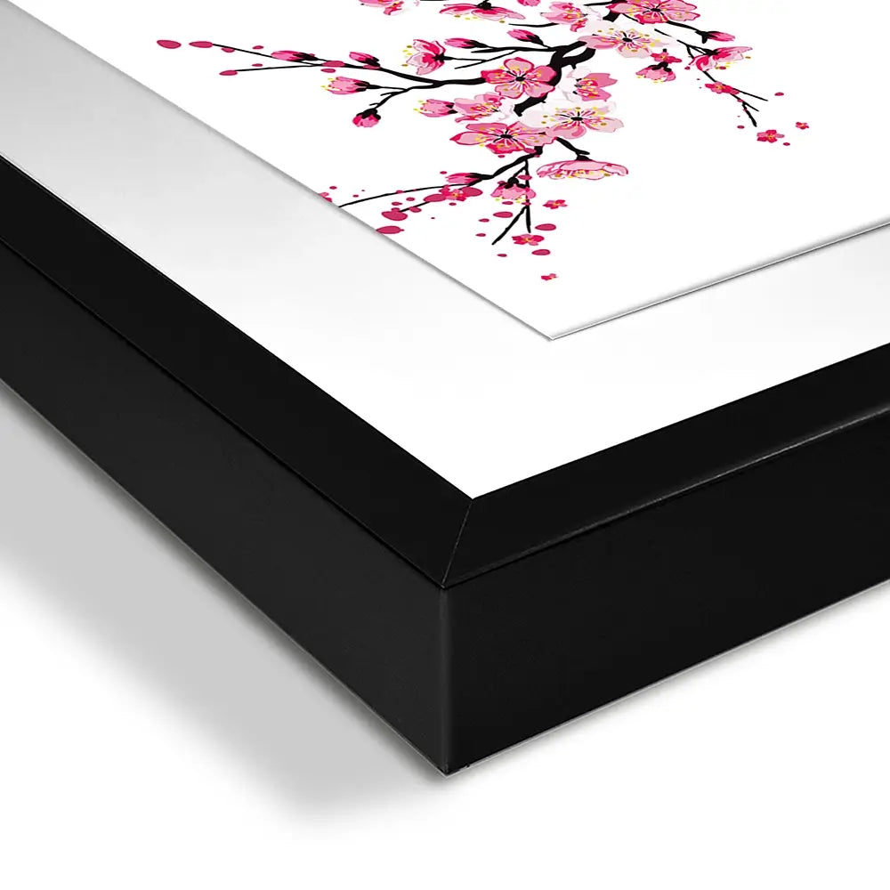 Cherry Blossom Branch Square Framed Art Print Cherry Blossom Branch Square Framed Art Print wall art product fresher / Shutterstock