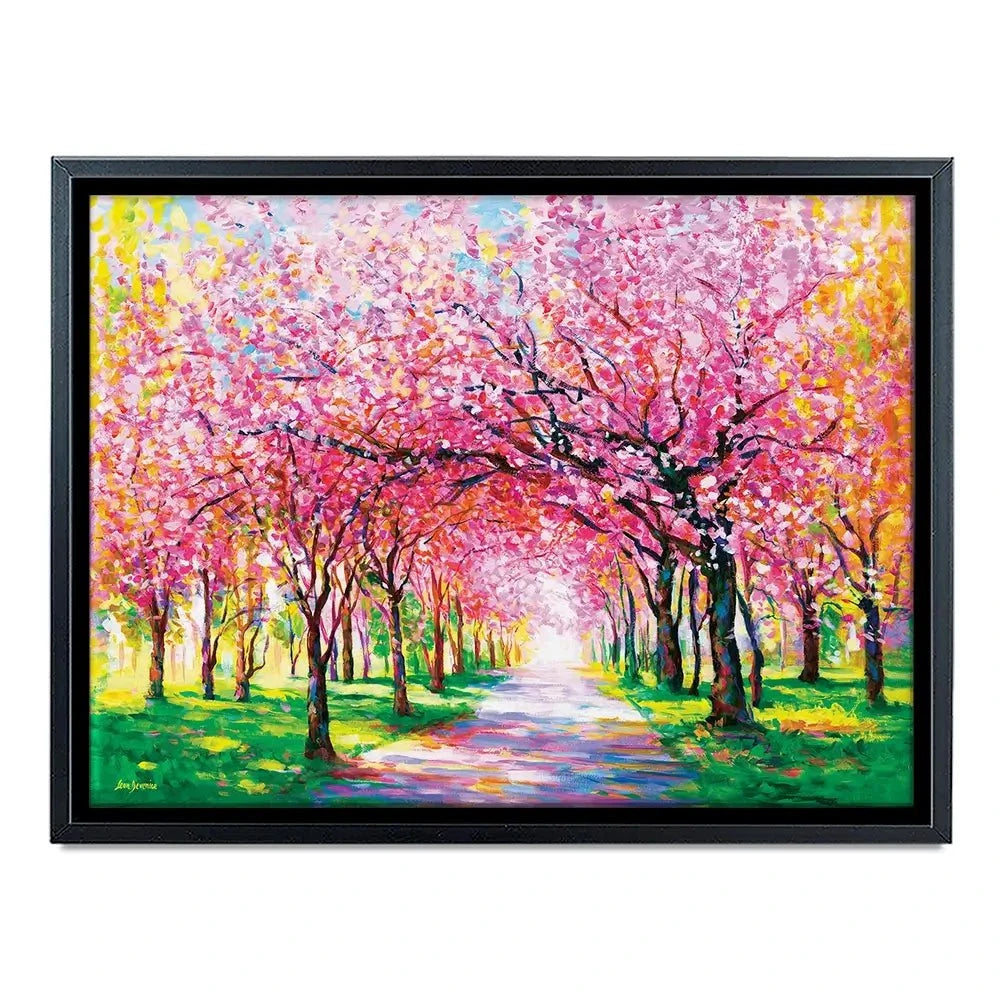 Cherry Blossom Forest Canvas Print Cherry Blossom Forest Canvas Print wall art product Leon Devenice
