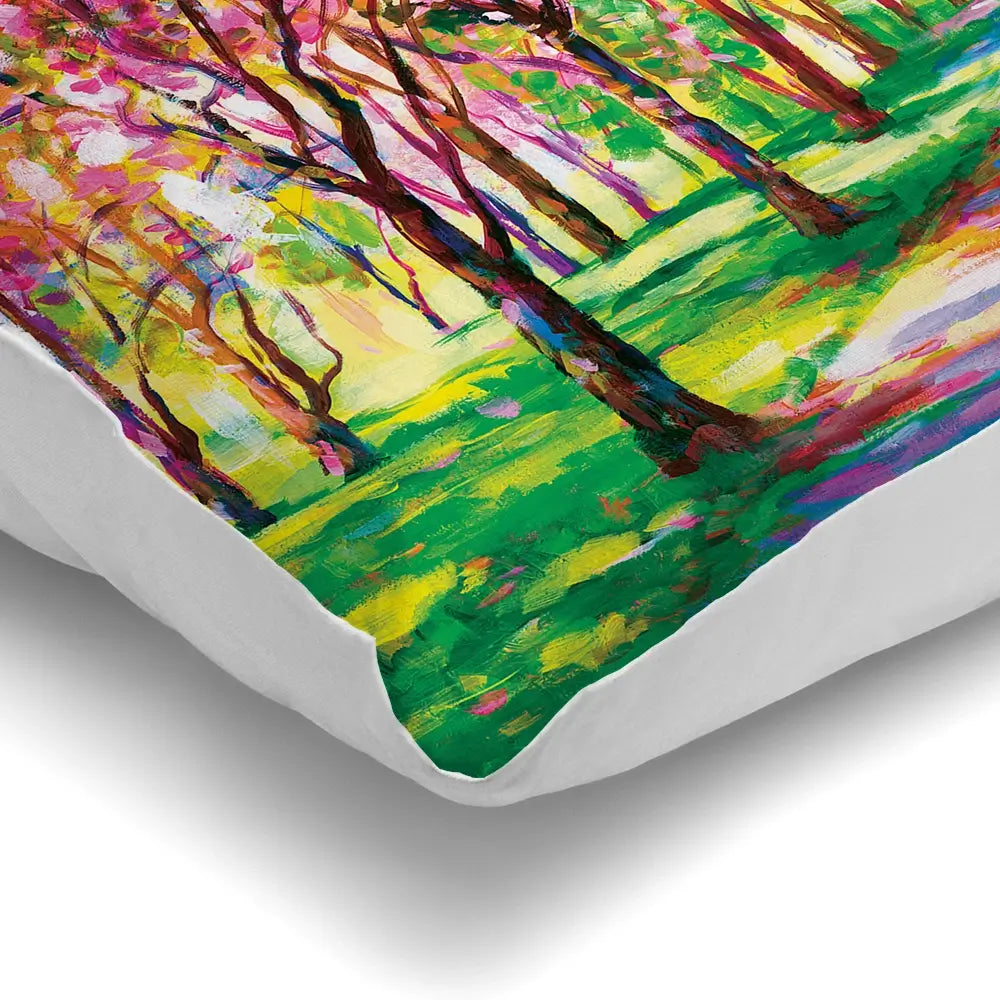 Cherry Blossom Forest Cushion Cherry Blossom Forest Cushion wall art product Leon Devenice