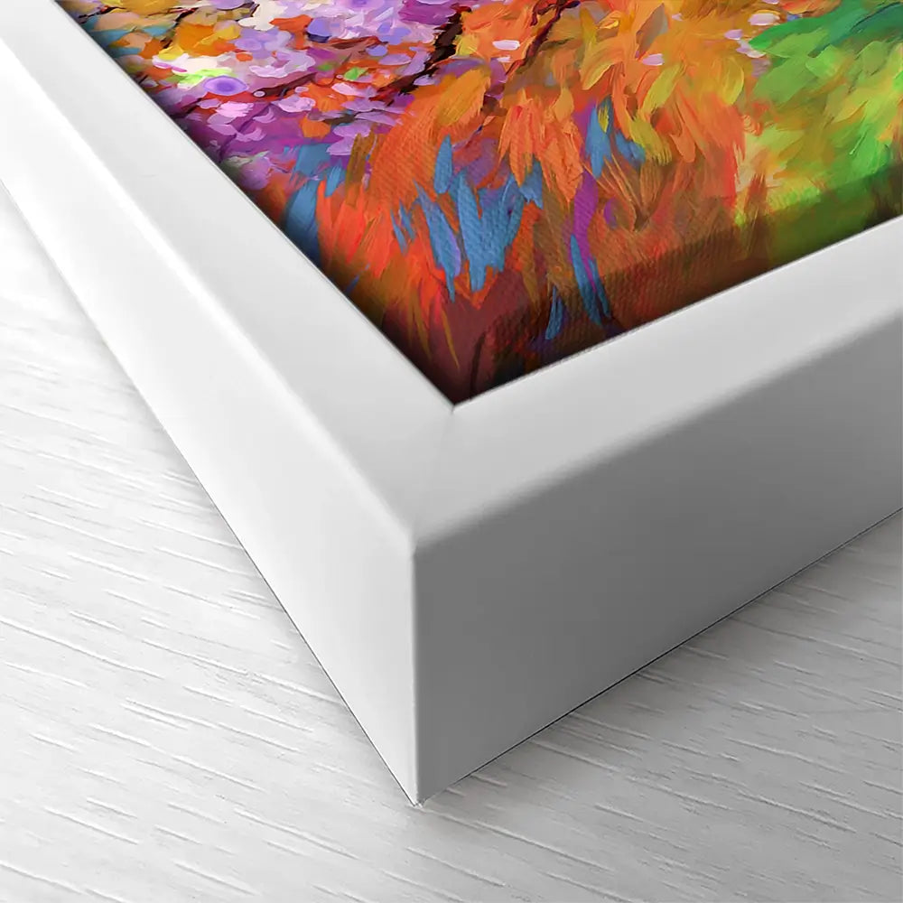 Cherry Blossom Glory Square Canvas Print Cherry Blossom Glory Square Canvas Print wall art product Art Print Shop