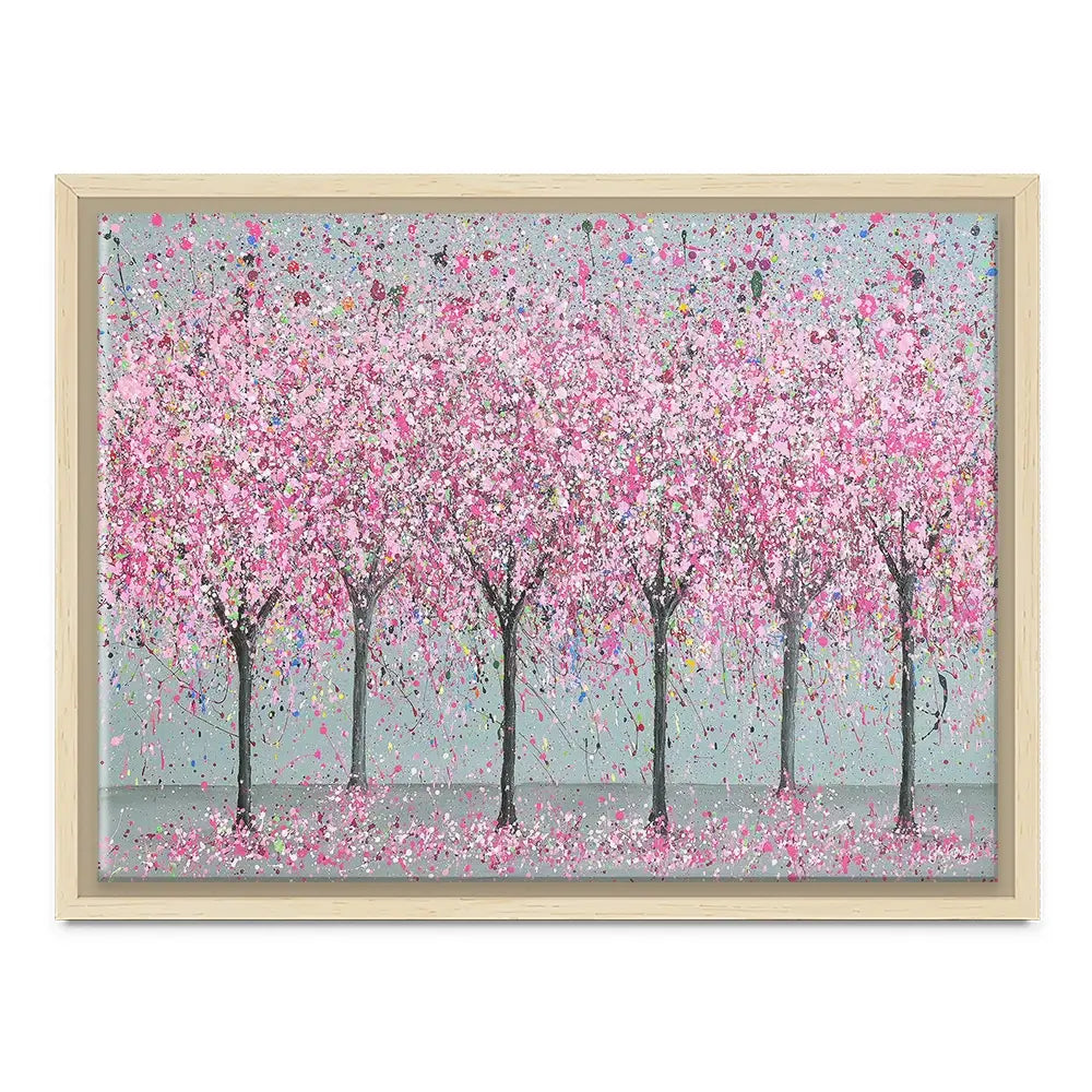 Cherry Blossom Love Canvas Print Cherry Blossom Love Canvas Print wall art product Jo Gough