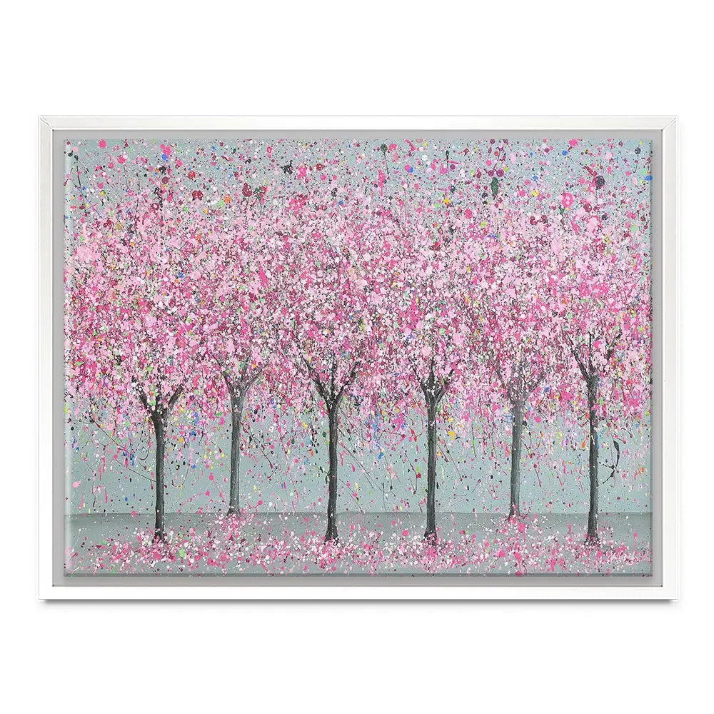 Cherry Blossom Love Canvas Print Cherry Blossom Love Canvas Print wall art product Jo Gough