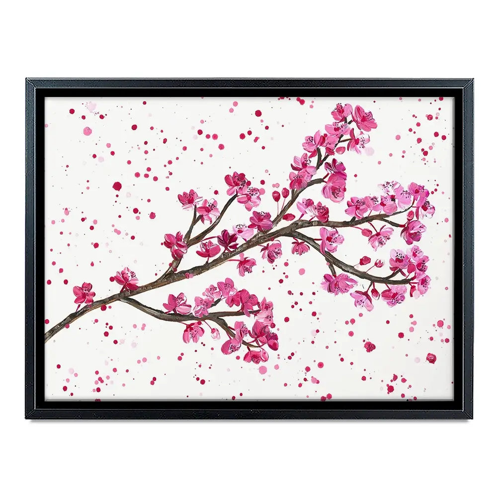 Cherry Blossom Splash Canvas Print Cherry Blossom Splash Canvas Print wall art product Emma LC Art