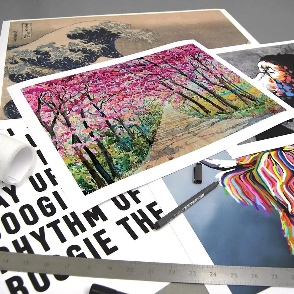 Cherry Tree Path Art Print Cherry Tree Path Art Print wall art product Painterstock / Shutterstock