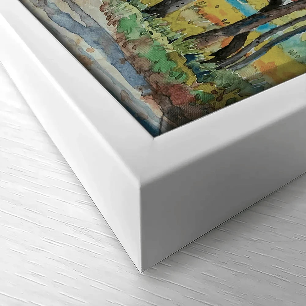 Cherry Tree Path Canvas Print Cherry Tree Path Canvas Print wall art product Painterstock / Shutterstock