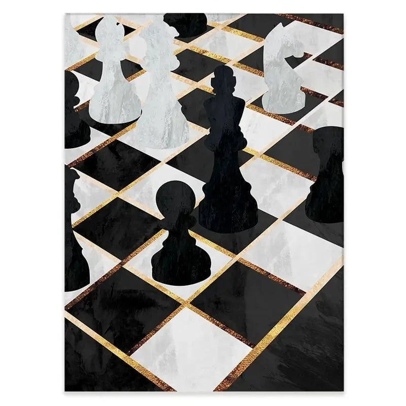 Chess Canvas Print Chess Canvas Print wall art product Sarah Manovski