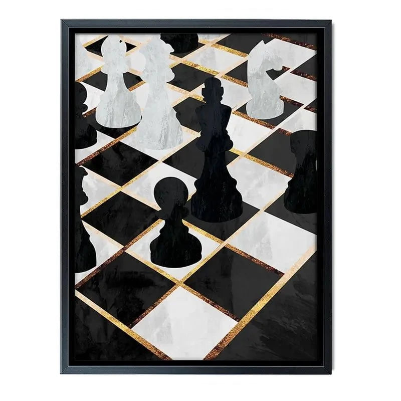 Chess Canvas Print Chess Canvas Print wall art product Sarah Manovski