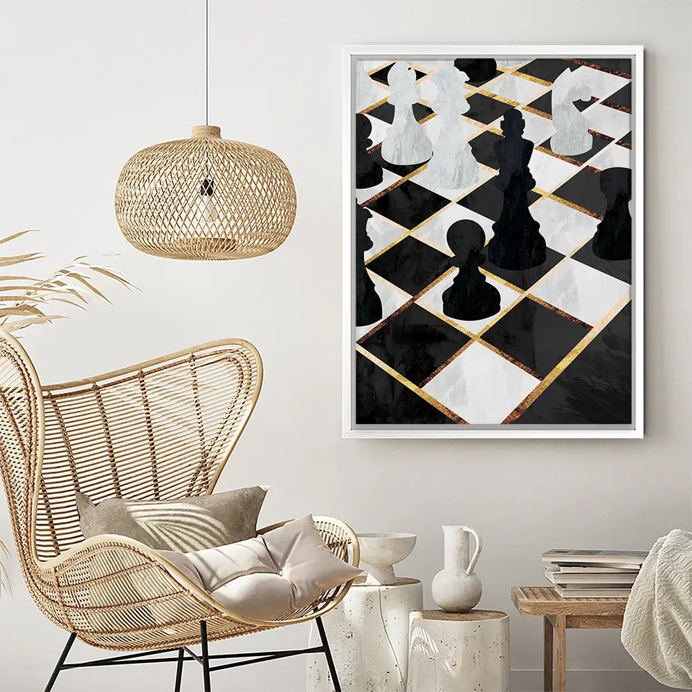 Chess Canvas Print Chess Canvas Print wall art product Sarah Manovski