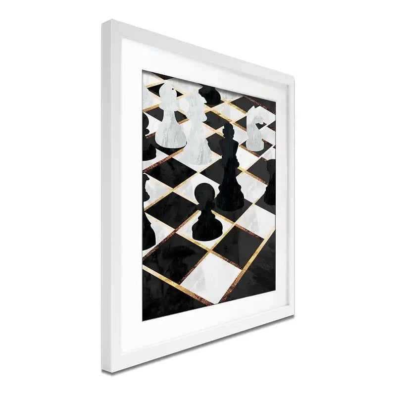 Chess Framed Art Print Chess Framed Art Print wall art product Sarah Manovski