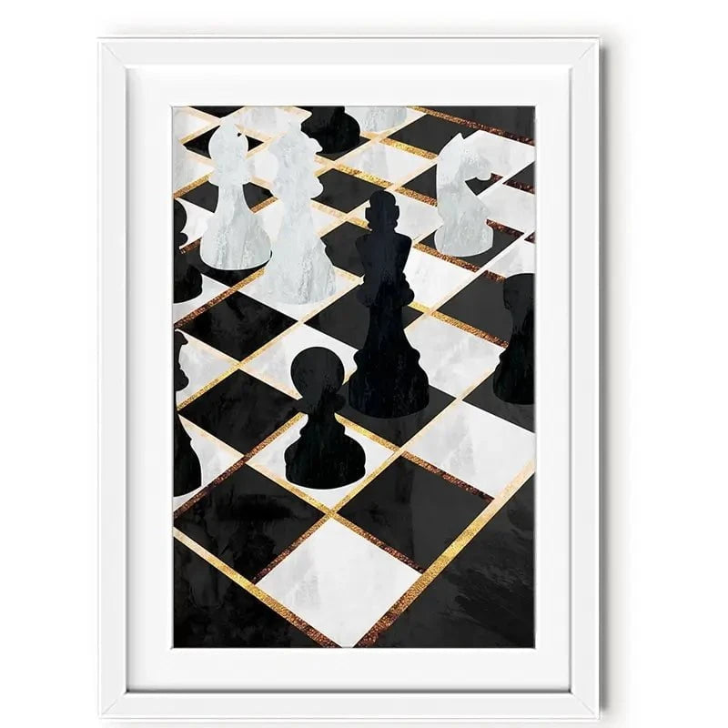Chess Framed Art Print Chess Framed Art Print wall art product Sarah Manovski