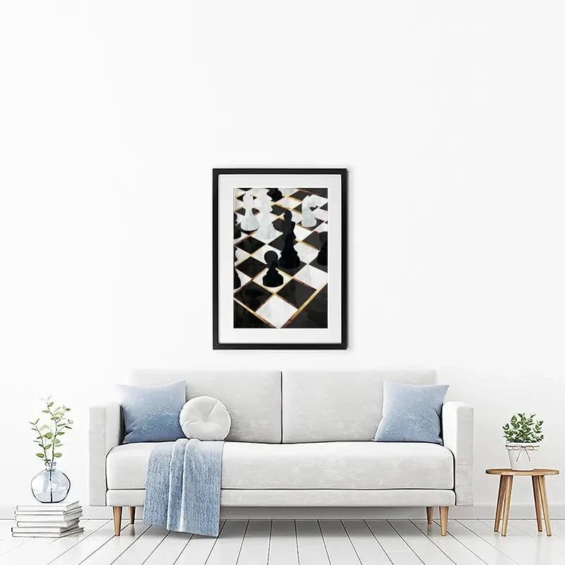 Chess Framed Art Print Chess Framed Art Print wall art product Sarah Manovski