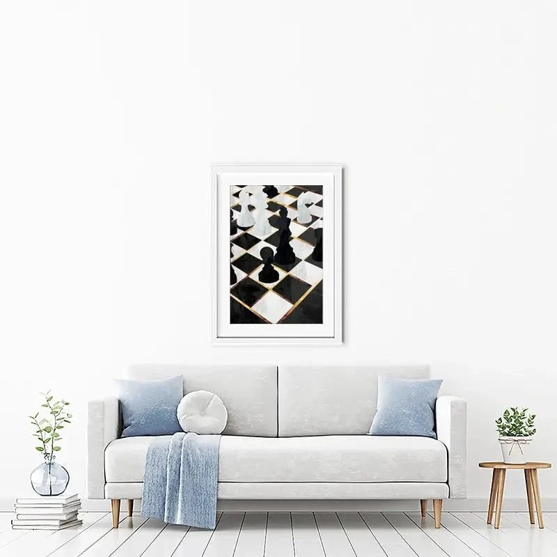 Chess Framed Art Print Chess Framed Art Print wall art product Sarah Manovski