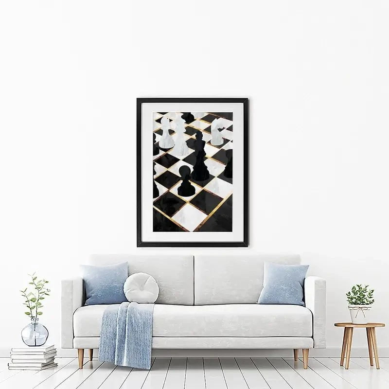 Chess Framed Art Print Chess Framed Art Print wall art product Sarah Manovski