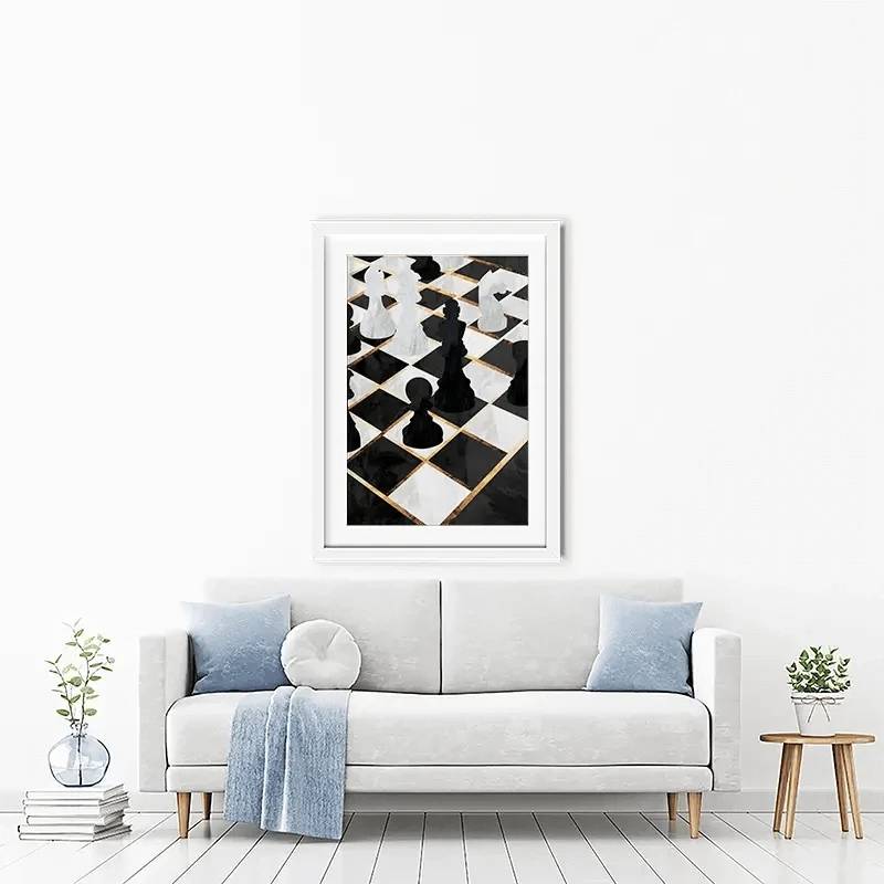Chess Framed Art Print Chess Framed Art Print wall art product Sarah Manovski