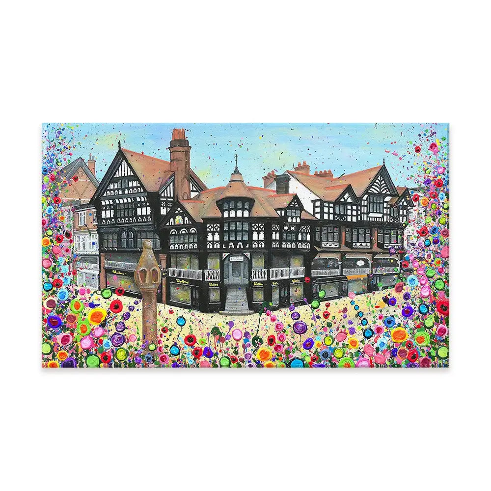 Chester Cross Canvas Print Chester Cross Canvas Print wall art product Jo Gough