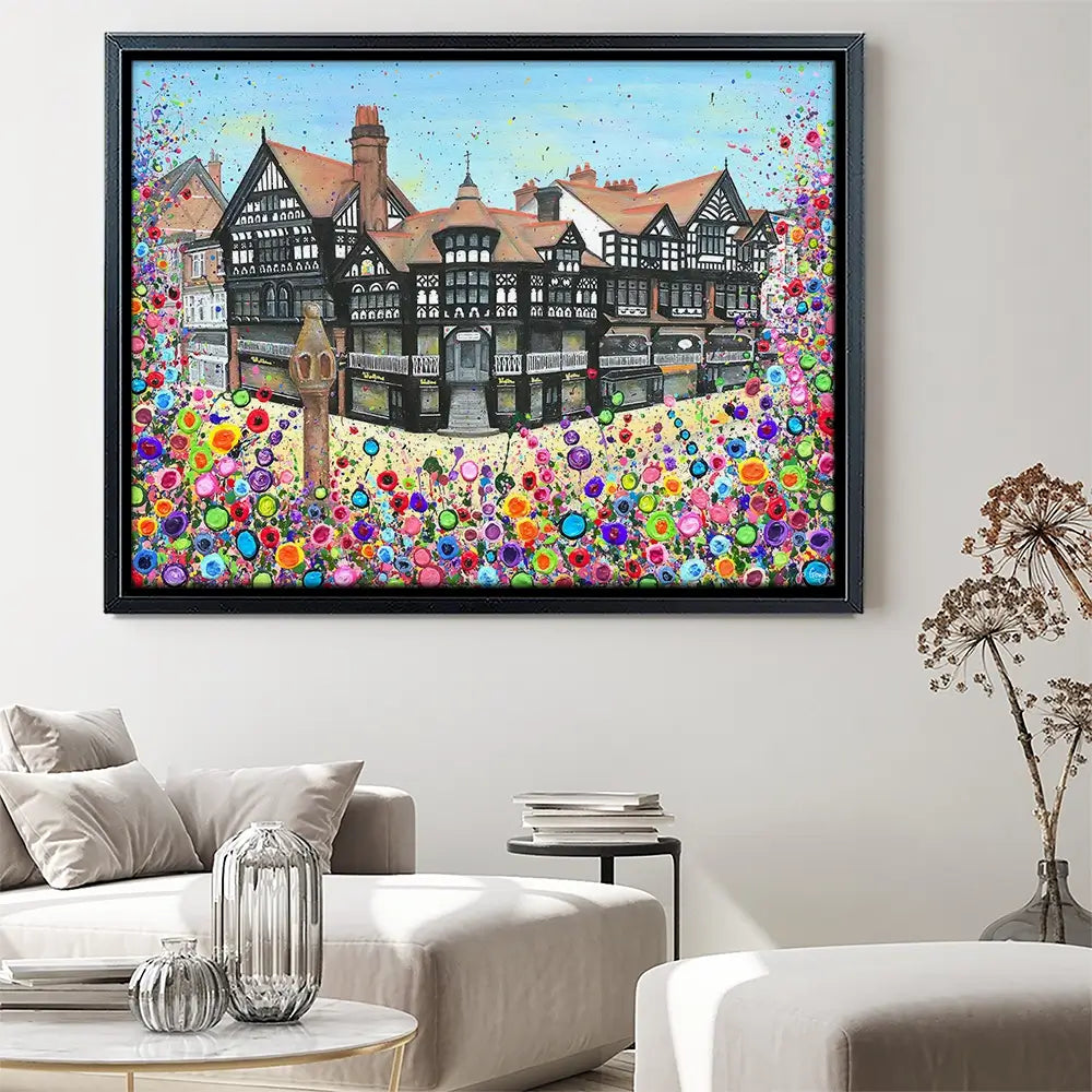 Chester Cross Canvas Print Chester Cross Canvas Print wall art product Jo Gough