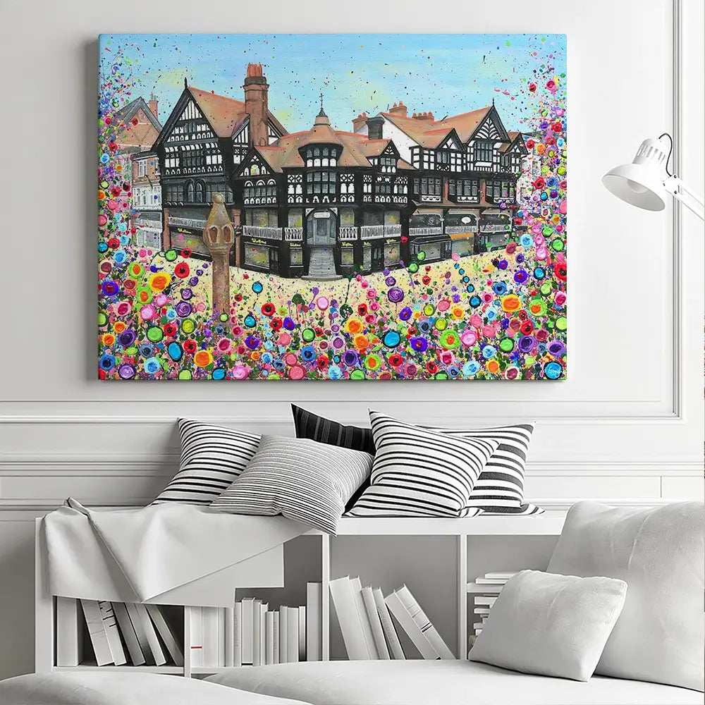 Chester Cross Canvas Print Chester Cross Canvas Print wall art product Jo Gough