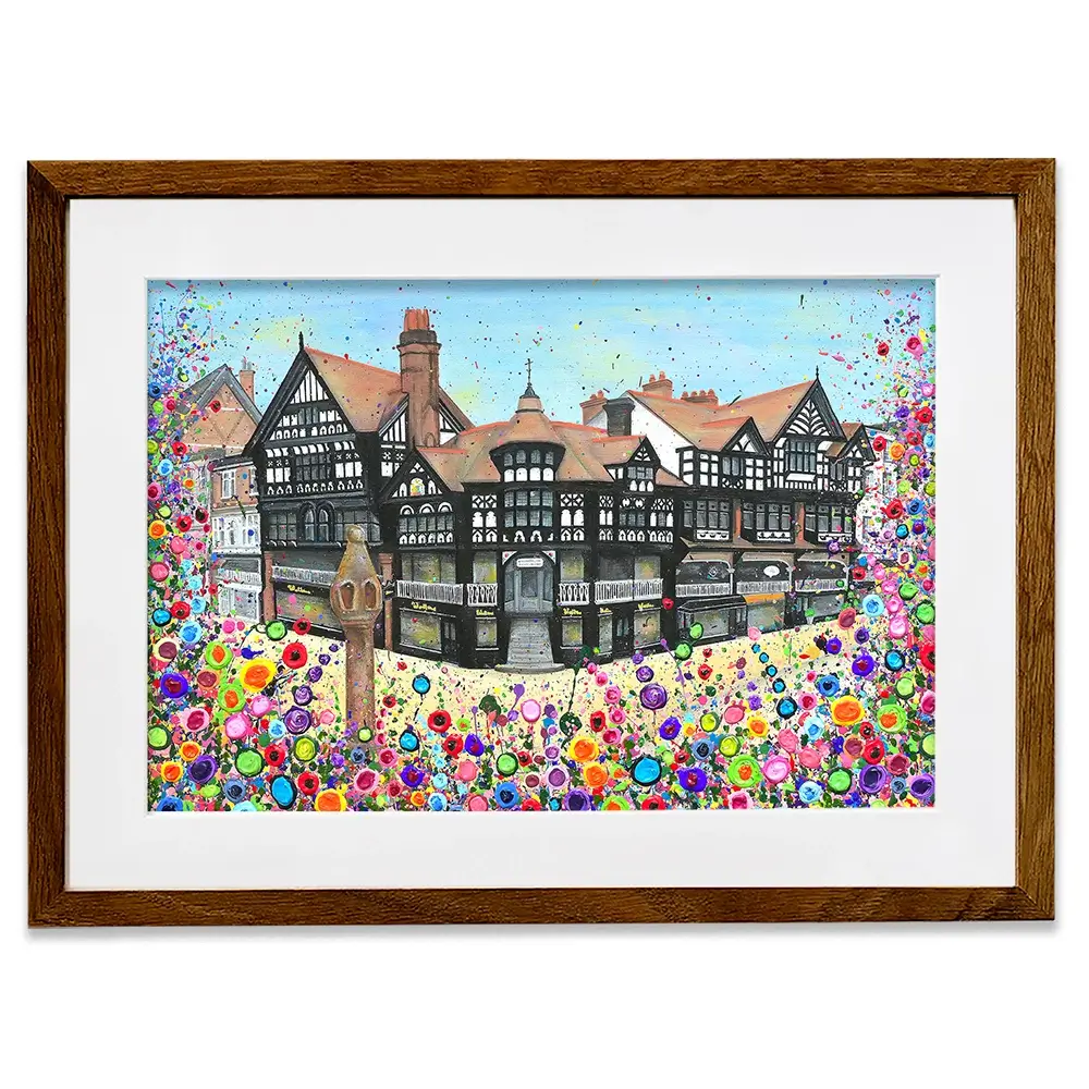 Chester Cross Framed Art Print Chester Cross Framed Art Print wall art product Jo Gough