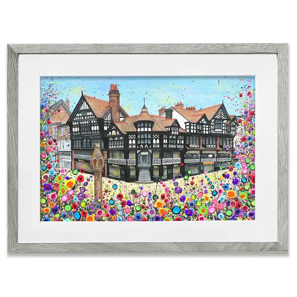 Chester Cross Framed Art Print Chester Cross Framed Art Print wall art product Jo Gough