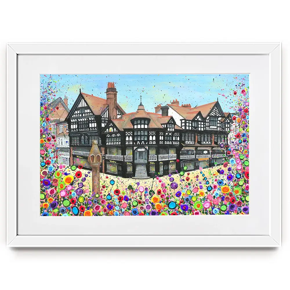 Chester Cross Framed Art Print Chester Cross Framed Art Print wall art product Jo Gough