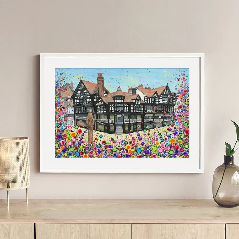 Chester Cross Framed Art Print Chester Cross Framed Art Print wall art product Jo Gough