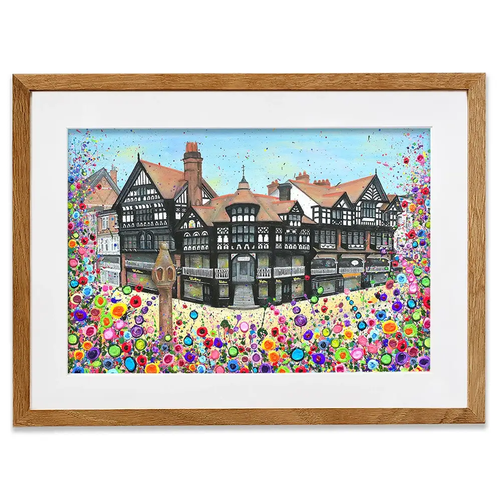 Chester Cross Framed Art Print Chester Cross Framed Art Print wall art product Jo Gough