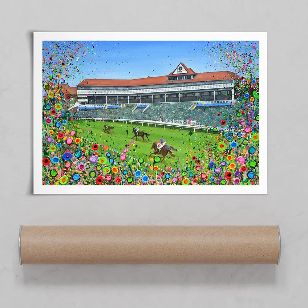 Chester Race Course Art Print Chester Race Course Art Print wall art product Jo Gough