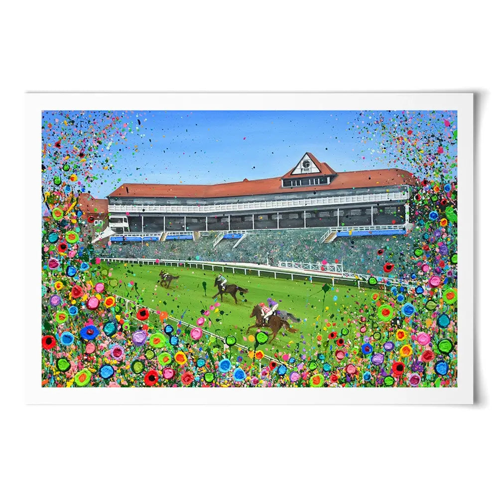 Chester Race Course Art Print Chester Race Course Art Print wall art product Jo Gough