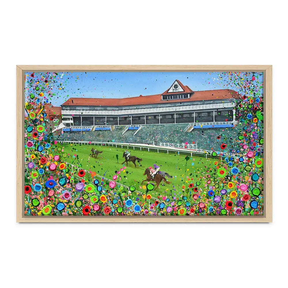 Chester Race Course Canvas Print Chester Race Course Canvas Print wall art product Jo Gough