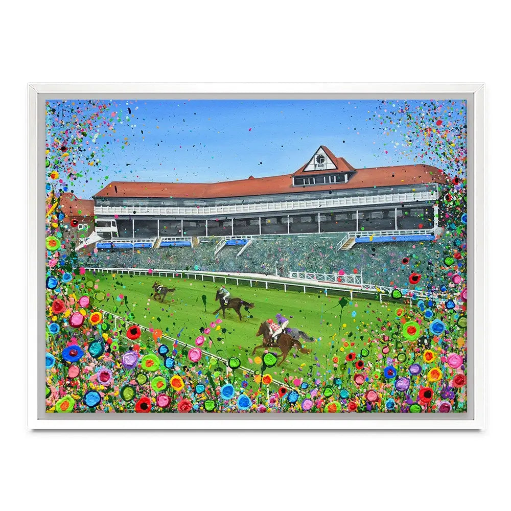 Chester Race Course Canvas Print Chester Race Course Canvas Print wall art product Jo Gough