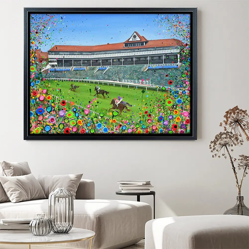 Chester Race Course Canvas Print Chester Race Course Canvas Print wall art product Jo Gough