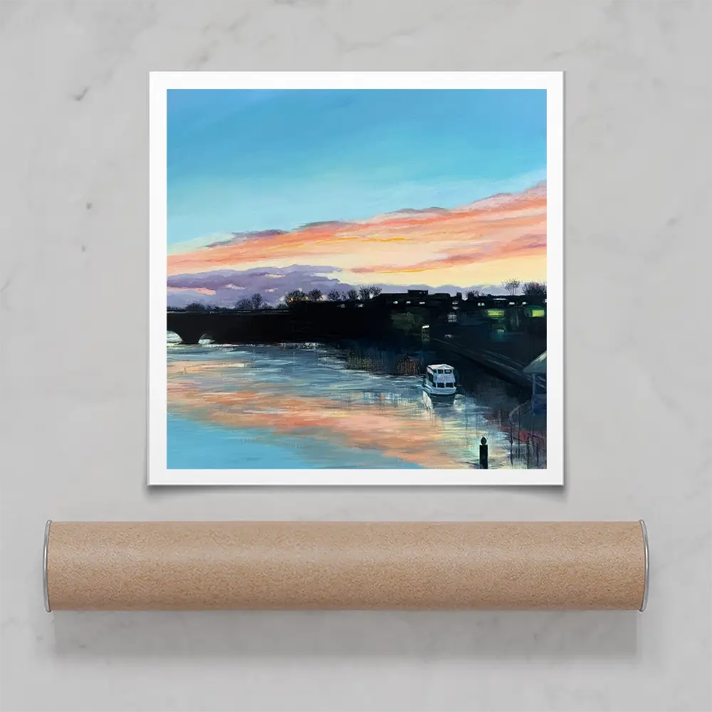 Chester Sunset Square Art Print Chester Sunset Square Art Print wall art product Karen Sutton