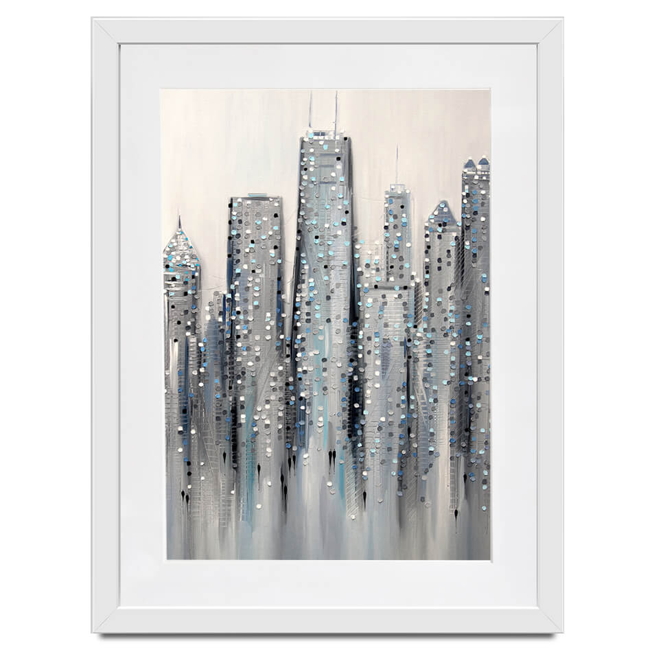 Chicago Framed Art Print Chicago Framed Art Print wall art product Ekaterina Ermilkina