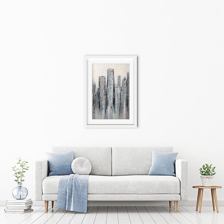 Chicago Framed Art Print wall art product Ekaterina Ermilkina / Independent