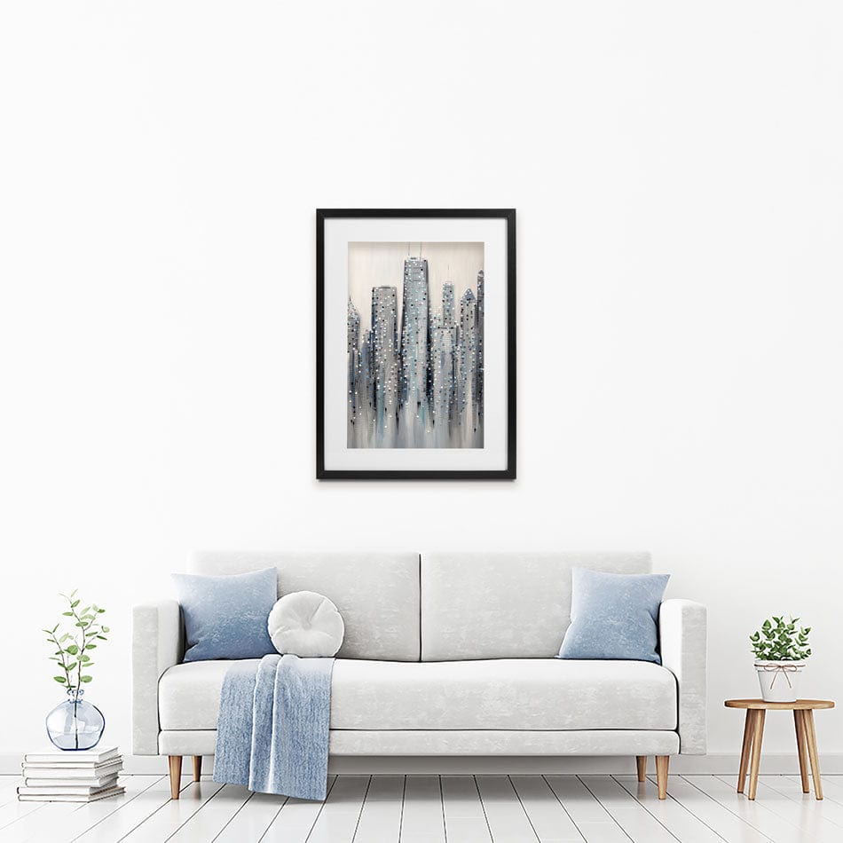 Chicago Framed Art Print wall art product Ekaterina Ermilkina / Independent