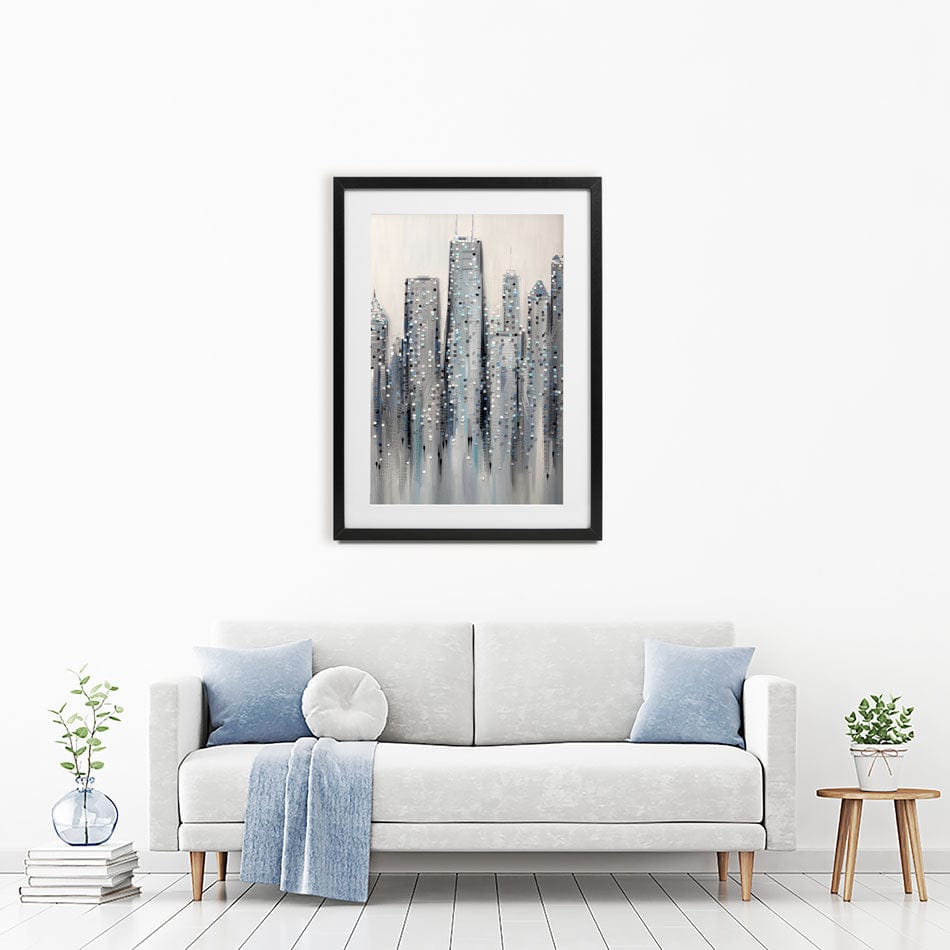 Chicago Framed Art Print wall art product Ekaterina Ermilkina / Independent