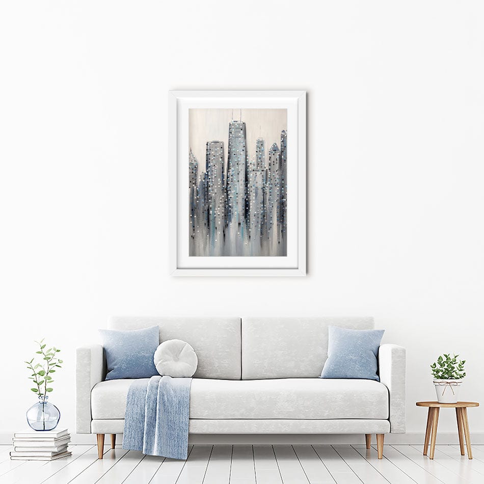 Chicago Framed Art Print wall art product Ekaterina Ermilkina / Independent