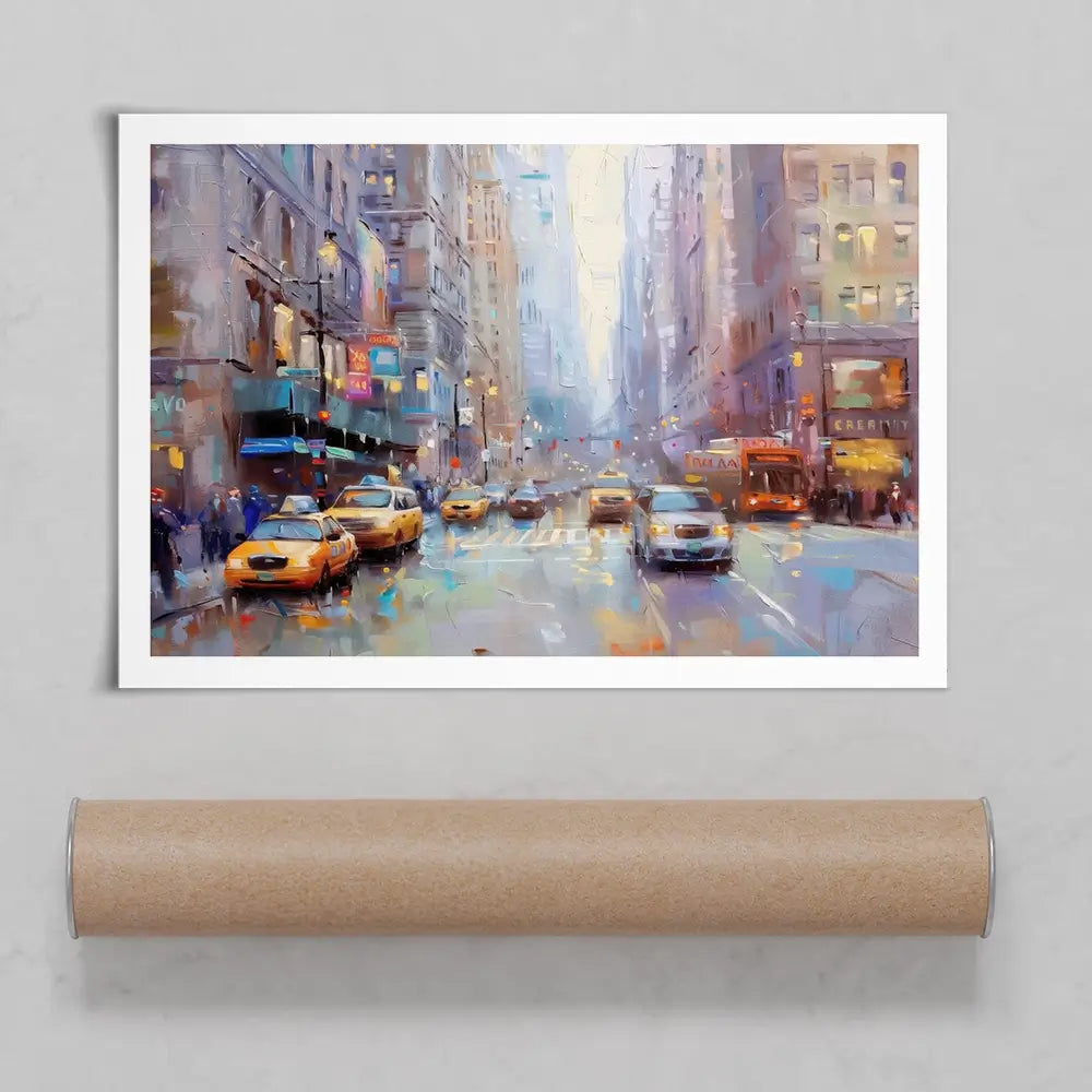 Chicago Streets Art Print Chicago Streets Art Print wall art product NiniArt - Independent